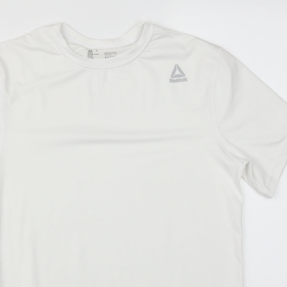 Reebok Mens White   Basic T-Shirt Size S