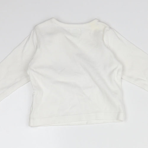 John Lewis Baby White   Basic T-Shirt Size 0-3 Months