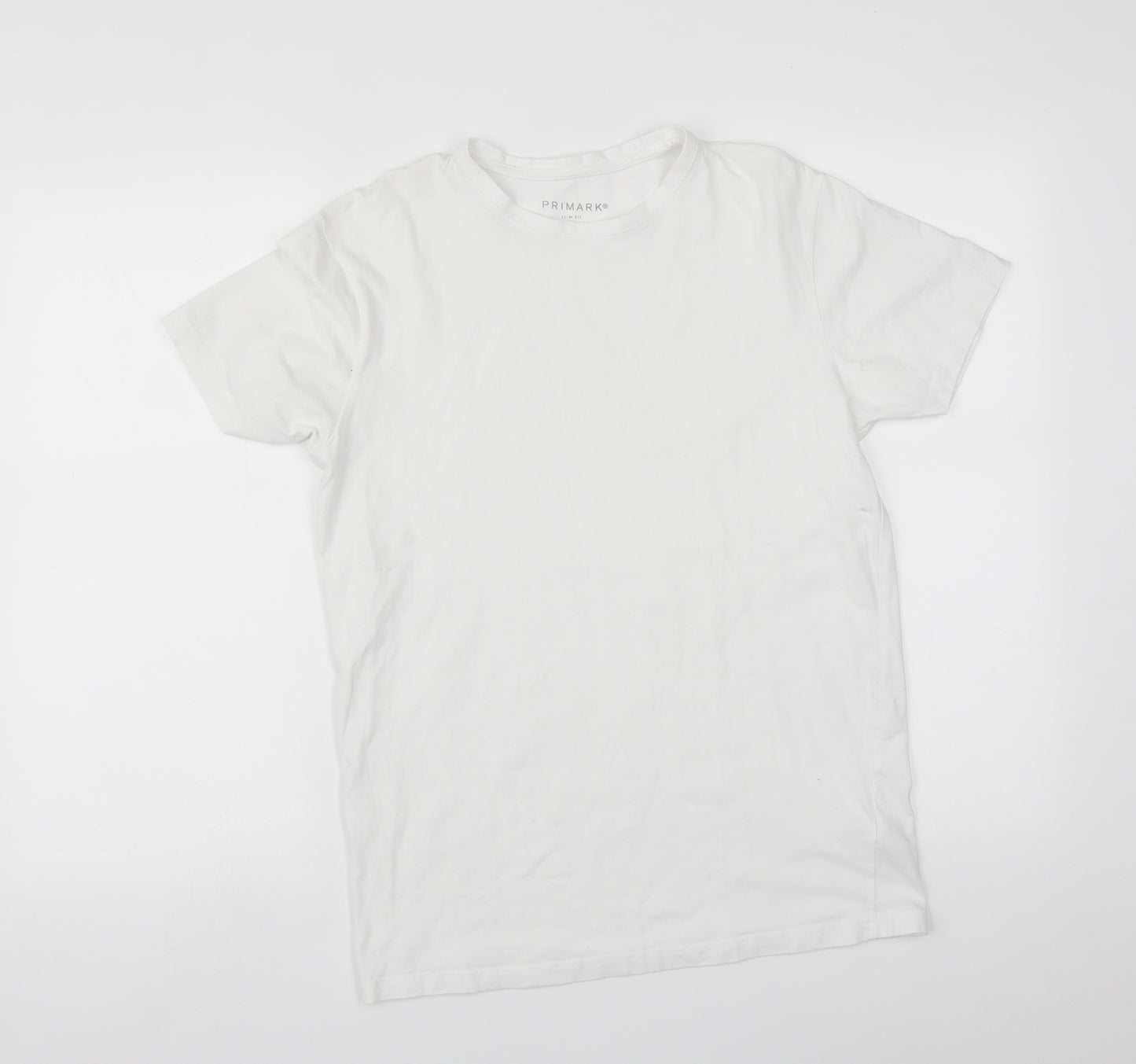 Primark Mens White    T-Shirt Size S