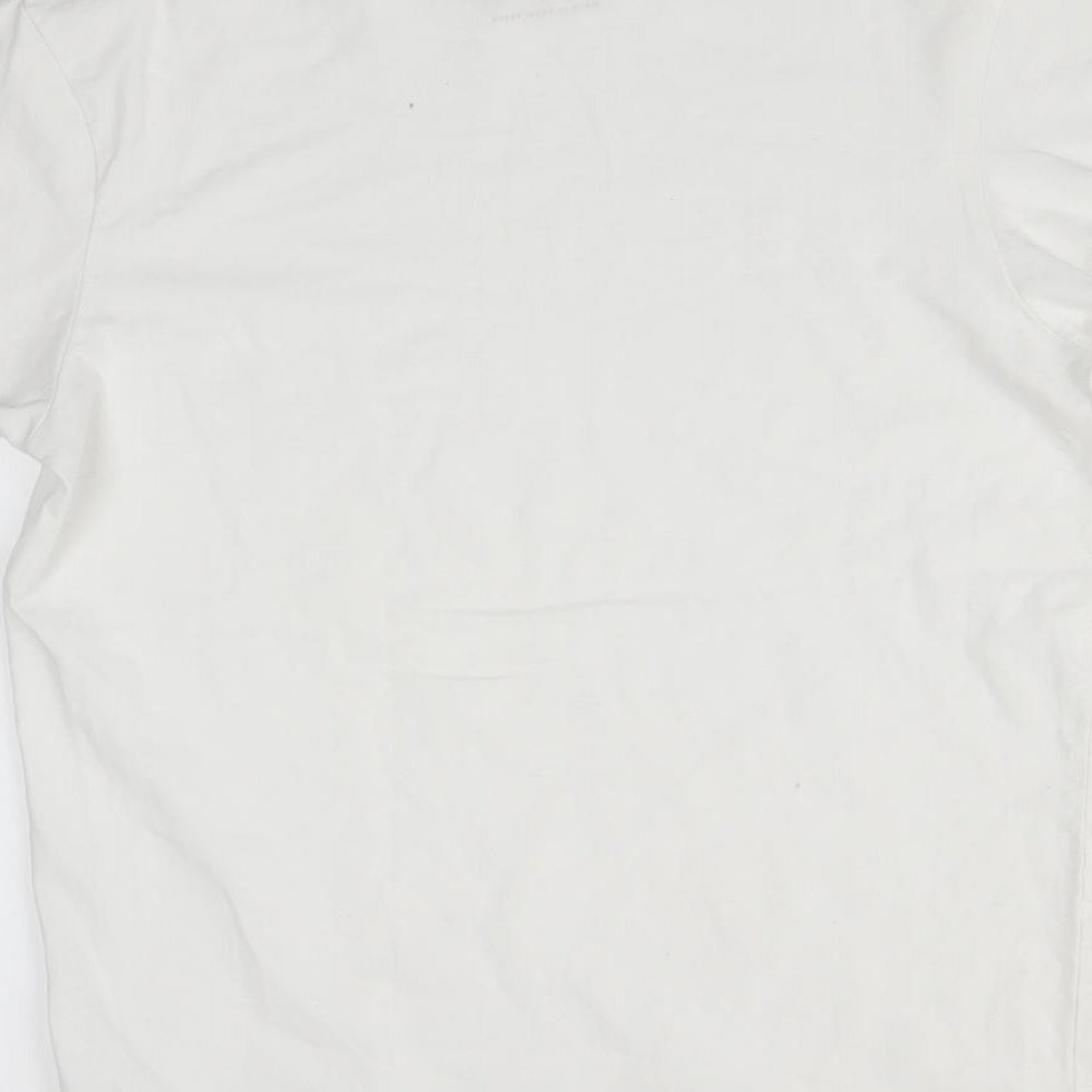 Primark Mens White    T-Shirt Size S