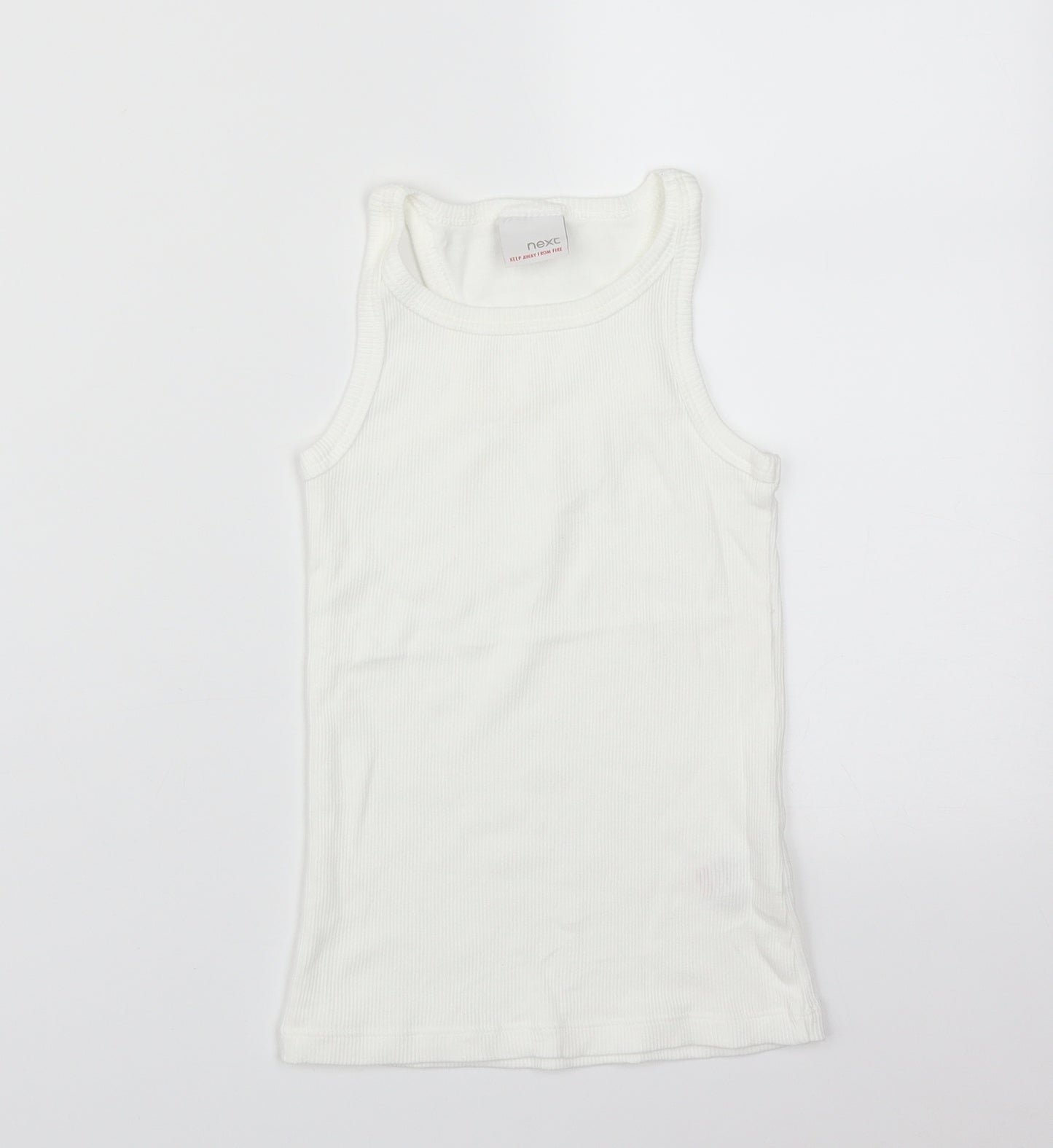 NEXT Girls White   Basic Tank Size 6 Years