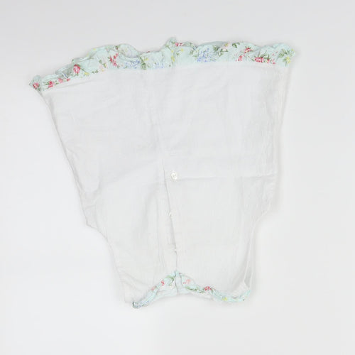 Mini Club Girls White Floral  Basic T-Shirt Size 4-5 Years