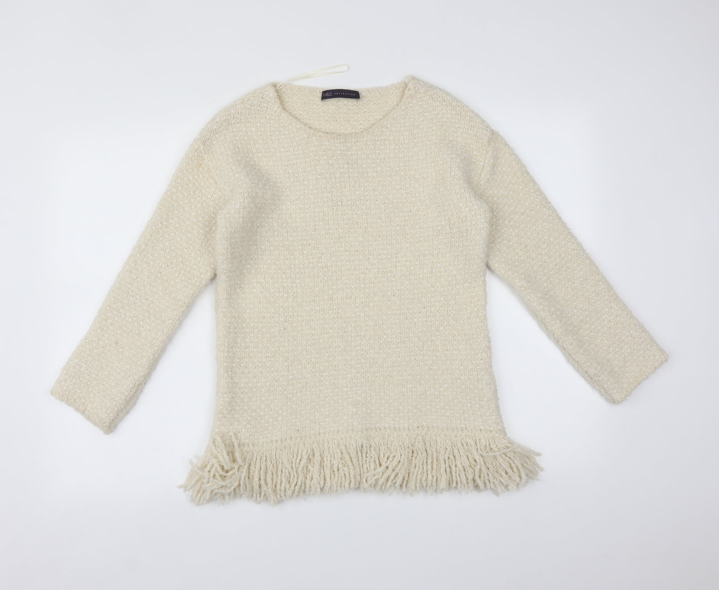 M&S Womens Beige   Pullover Sweatshirt Size 8