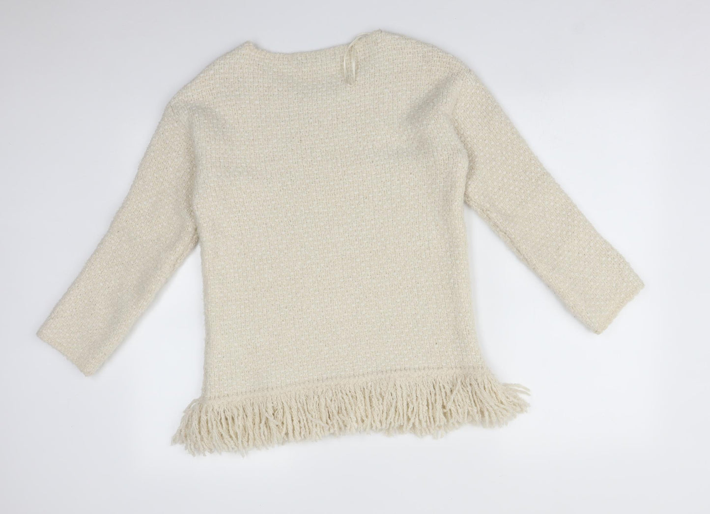 M&S Womens Beige   Pullover Sweatshirt Size 8