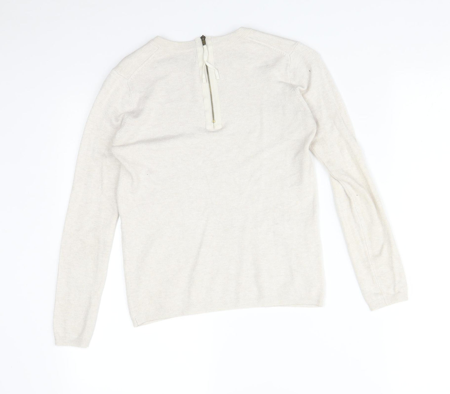 LARA KNIT Womens Beige   Basic T-Shirt Size S