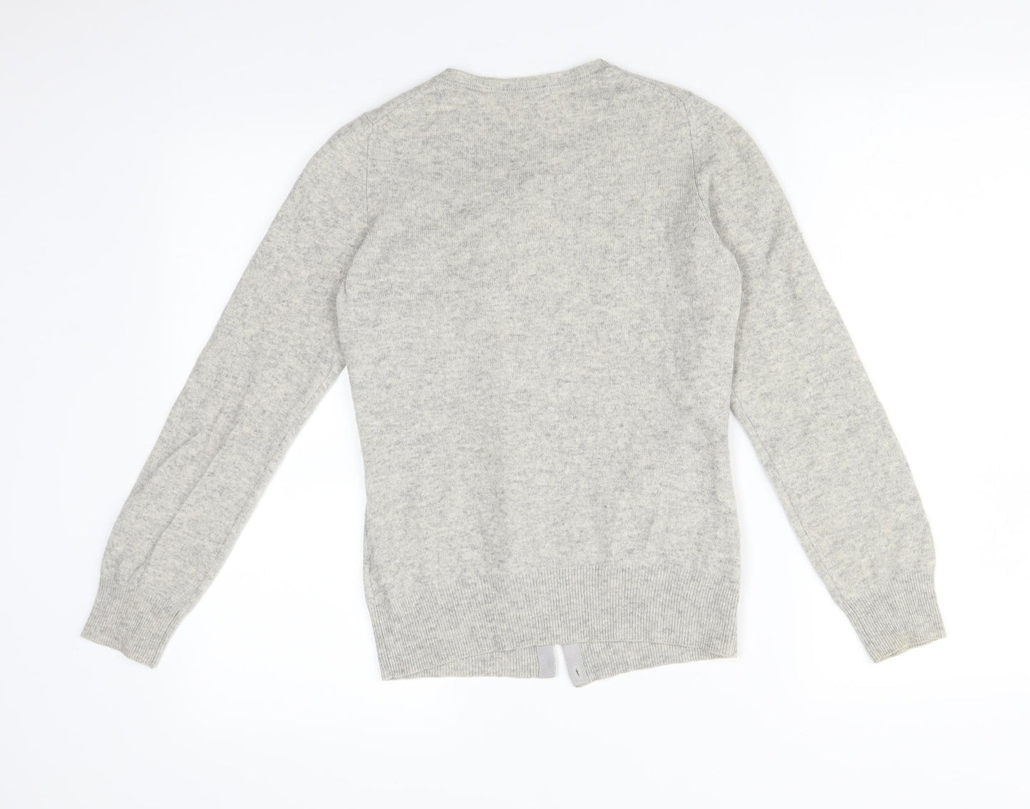 M&S Womens Grey   Cardigan Jumper Size 8