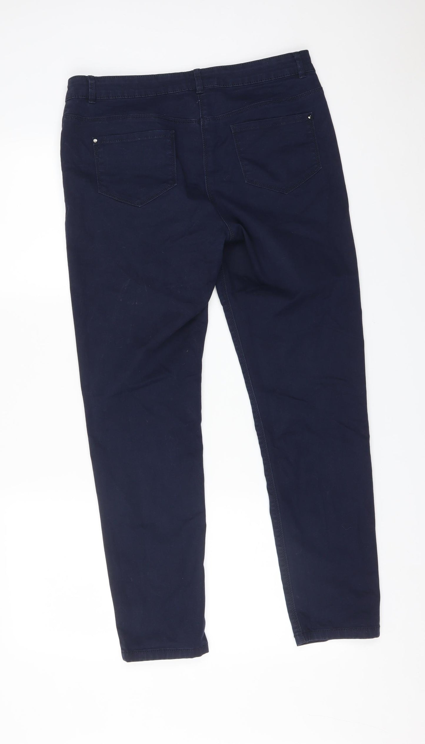 George Womens Blue   Straight Jeans Size 12 L28 in