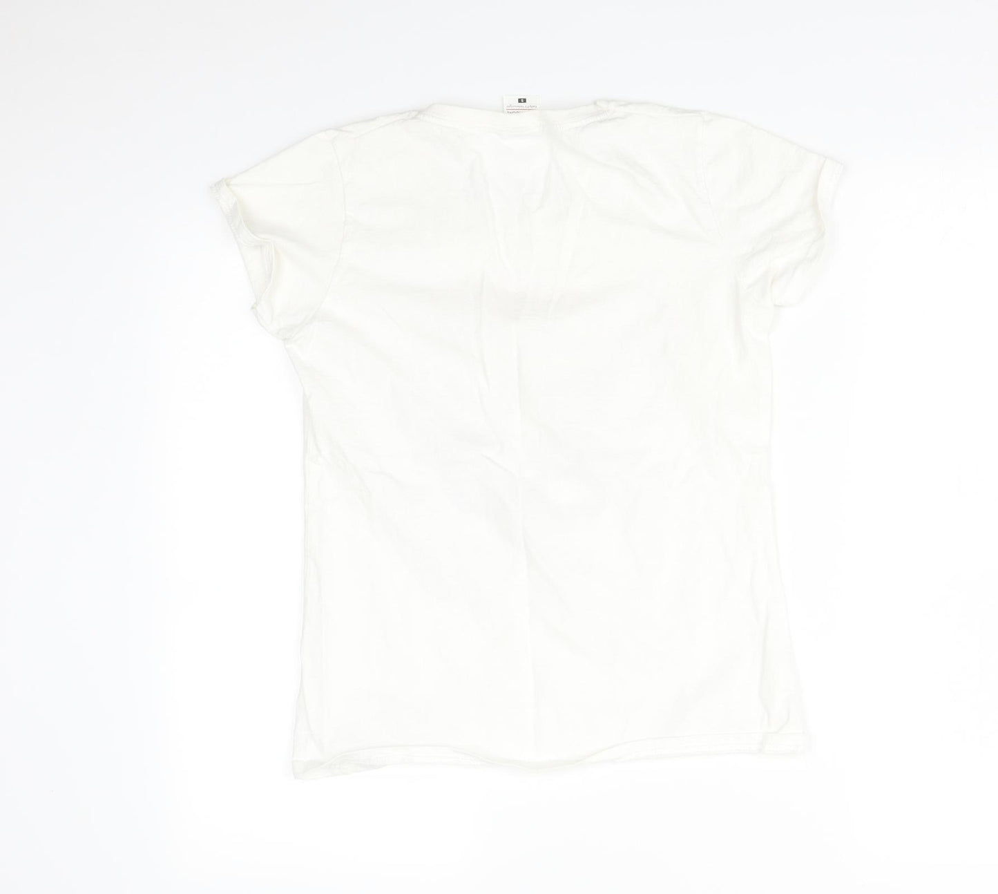 Fruit of the Loom Womens White   Basic T-Shirt Size S