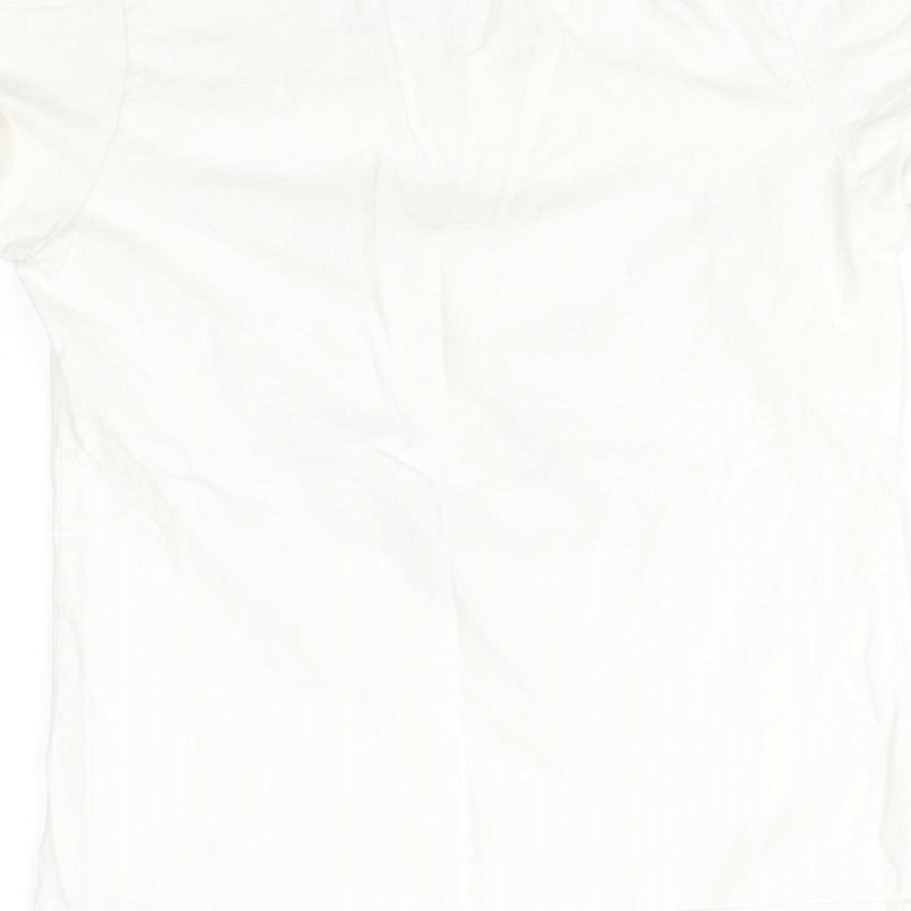 Fruit of the Loom Womens White   Basic T-Shirt Size S