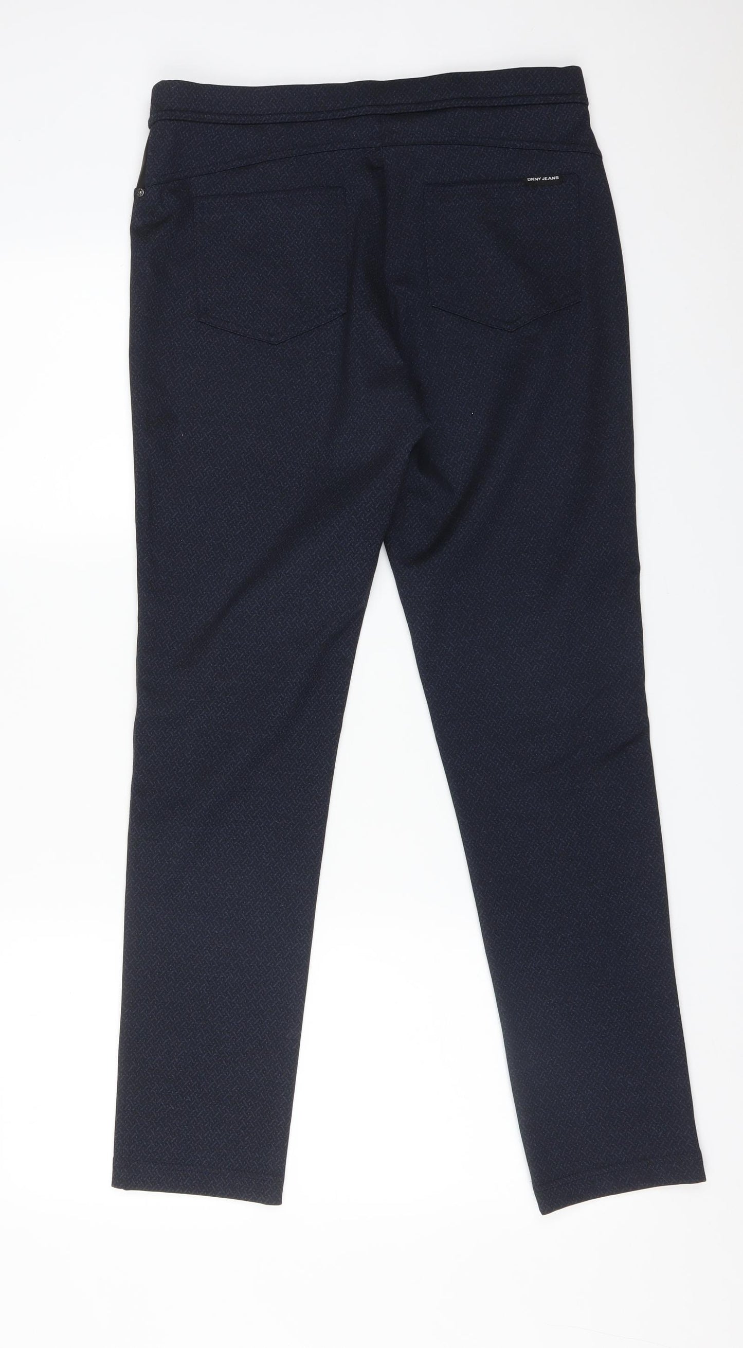 DNKY Womens Blue Geometric  Jegging Jeans Size M L29 in