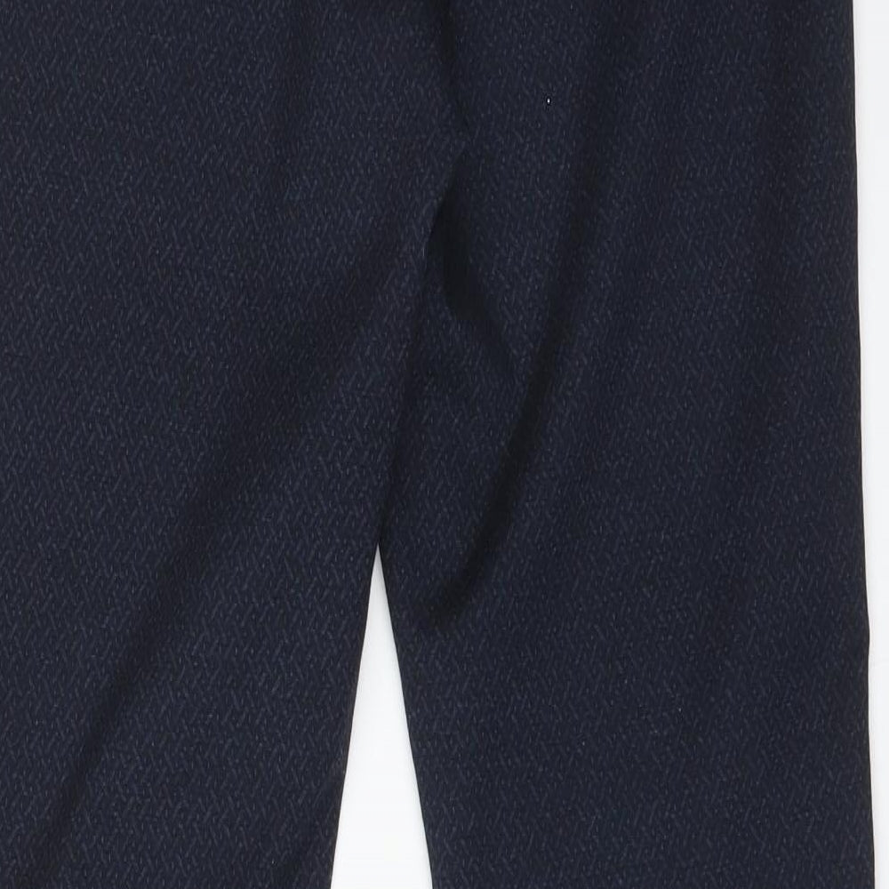 DNKY Womens Blue Geometric  Jegging Jeans Size M L29 in