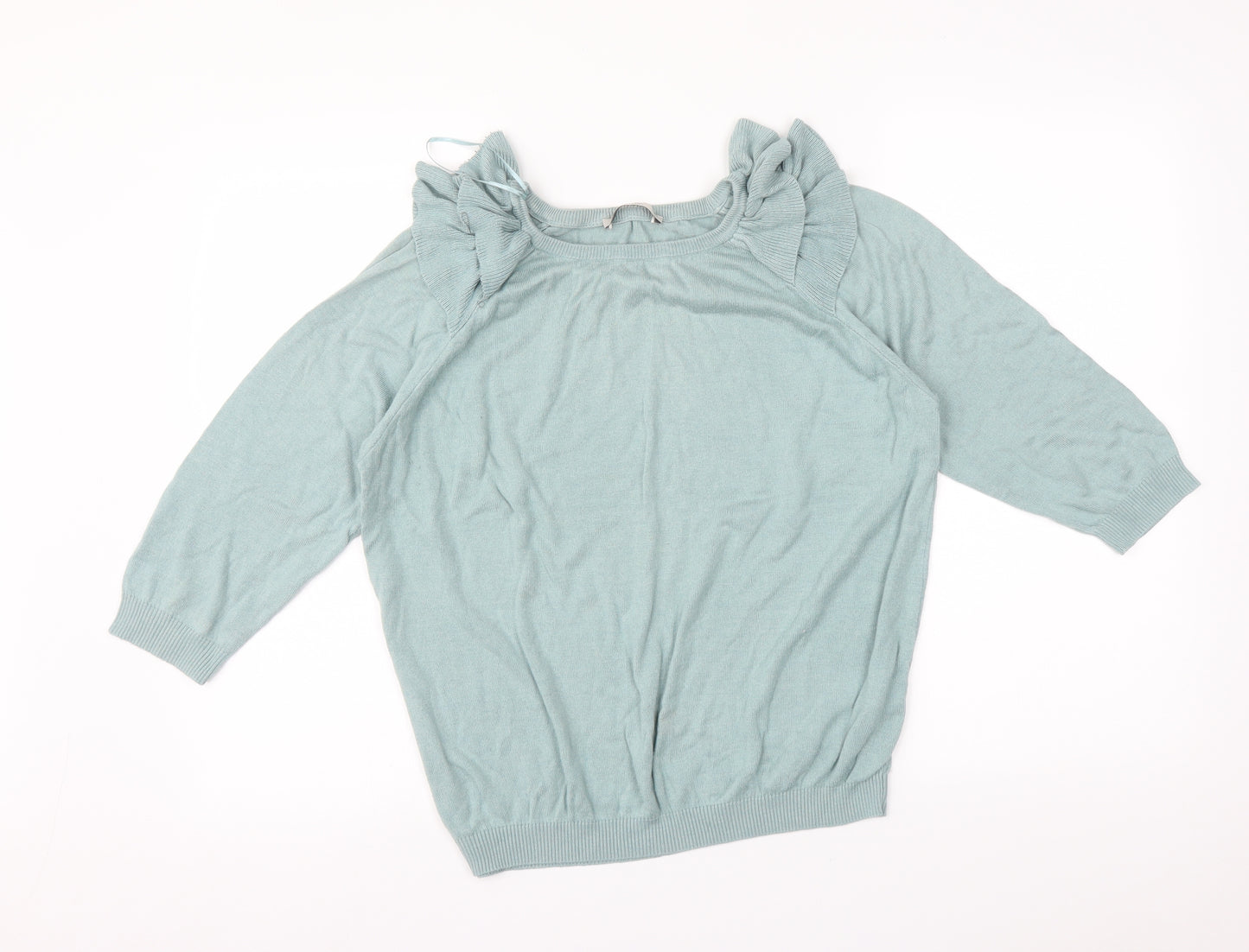 George Womens Green   Basic T-Shirt Size 16