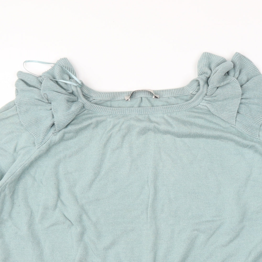 George Womens Green   Basic T-Shirt Size 16