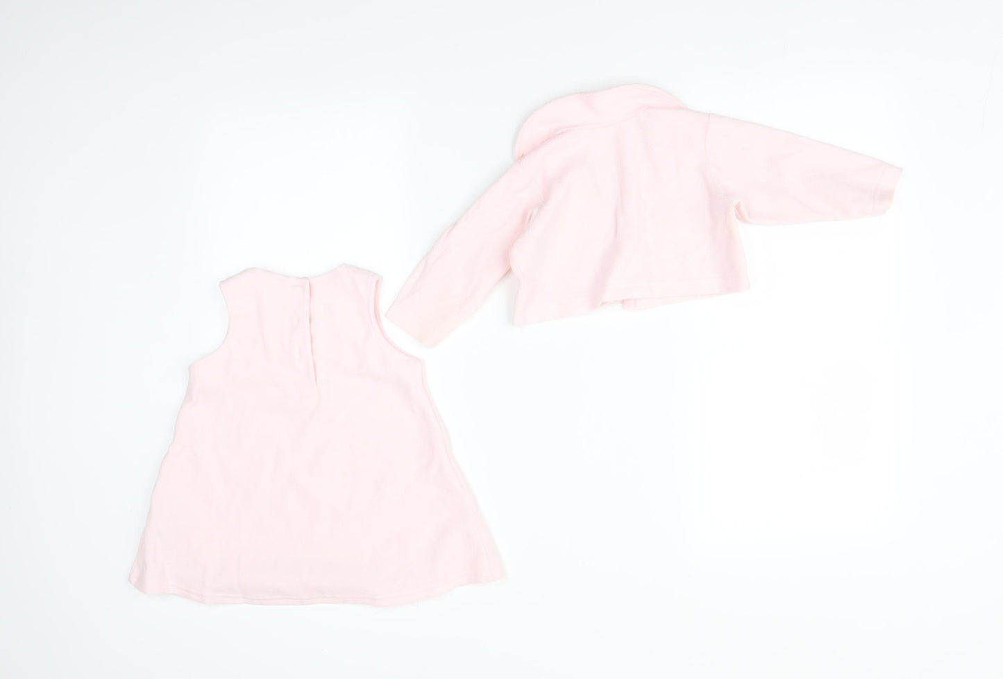 M&S Girls Pink Floral  A-Line  Size 6-9 Months