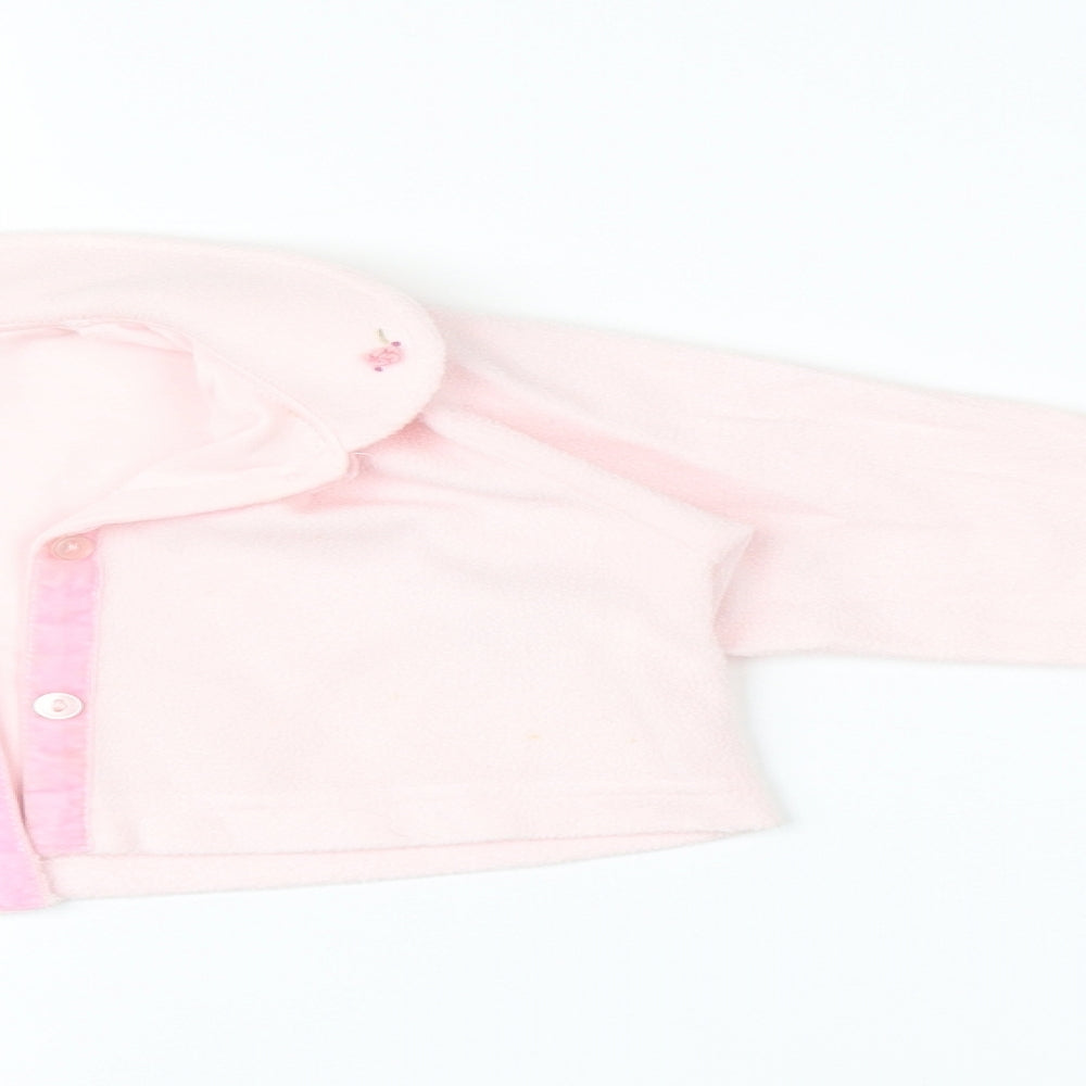 M&S Girls Pink Floral  A-Line  Size 6-9 Months