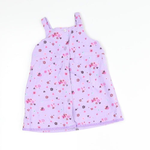 NEXT Girls Purple Floral  A-Line  Size 6-9 Months