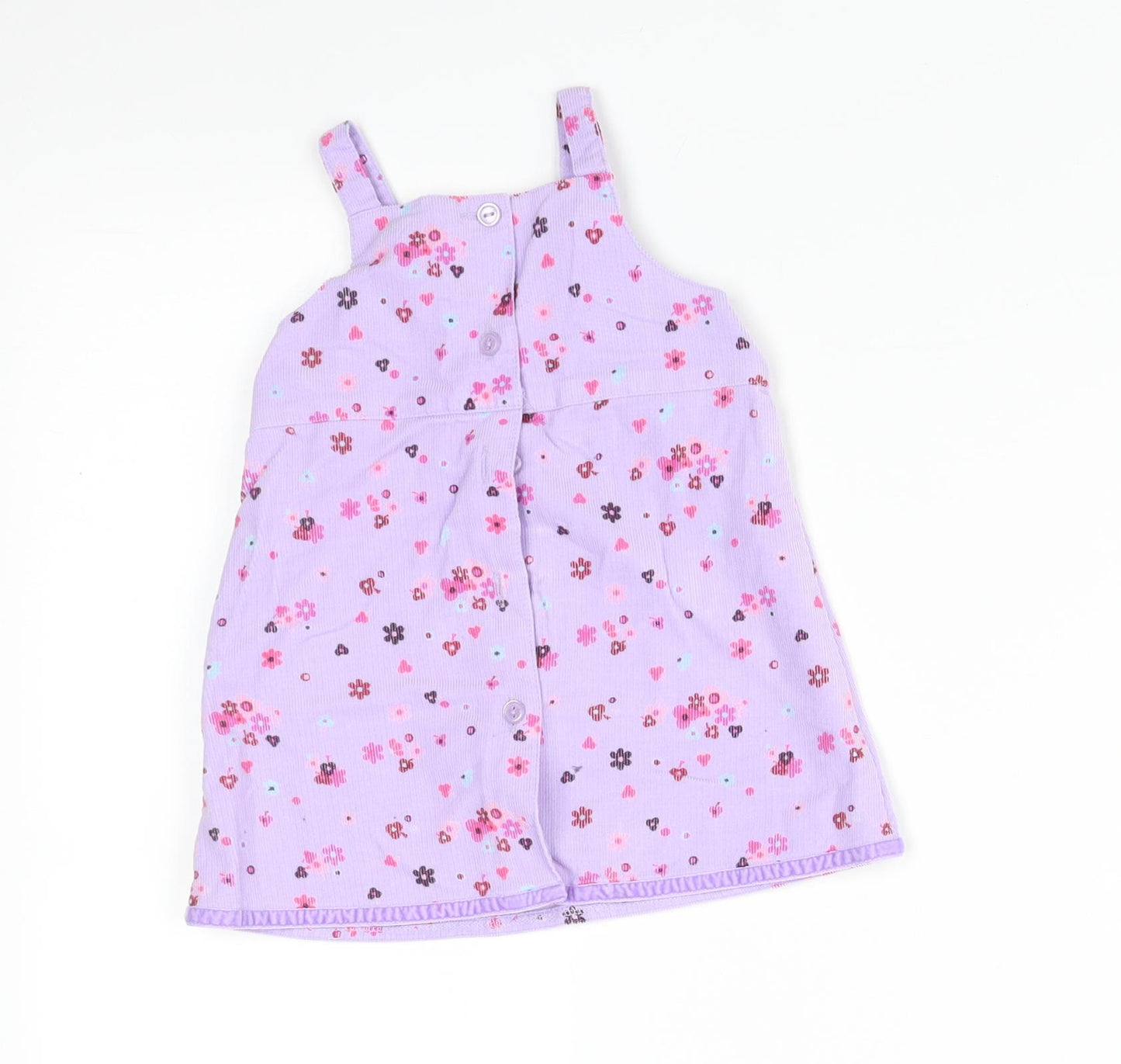 NEXT Girls Purple Floral  A-Line  Size 6-9 Months