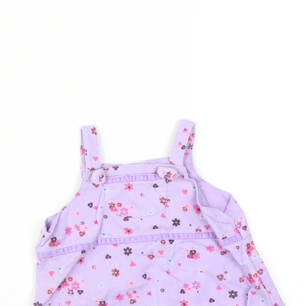 NEXT Girls Purple Floral  A-Line  Size 6-9 Months