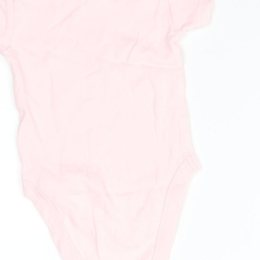 NEXT Girls Pink   Babygrow One-Piece Size 6-9 Months