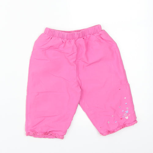 George Girls Pink    Trousers Size 6-9 Months