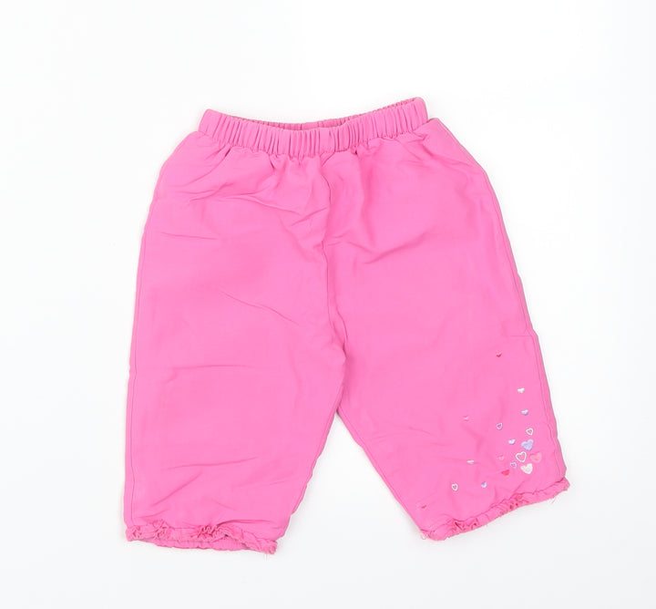 George Girls Pink    Trousers Size 6-9 Months