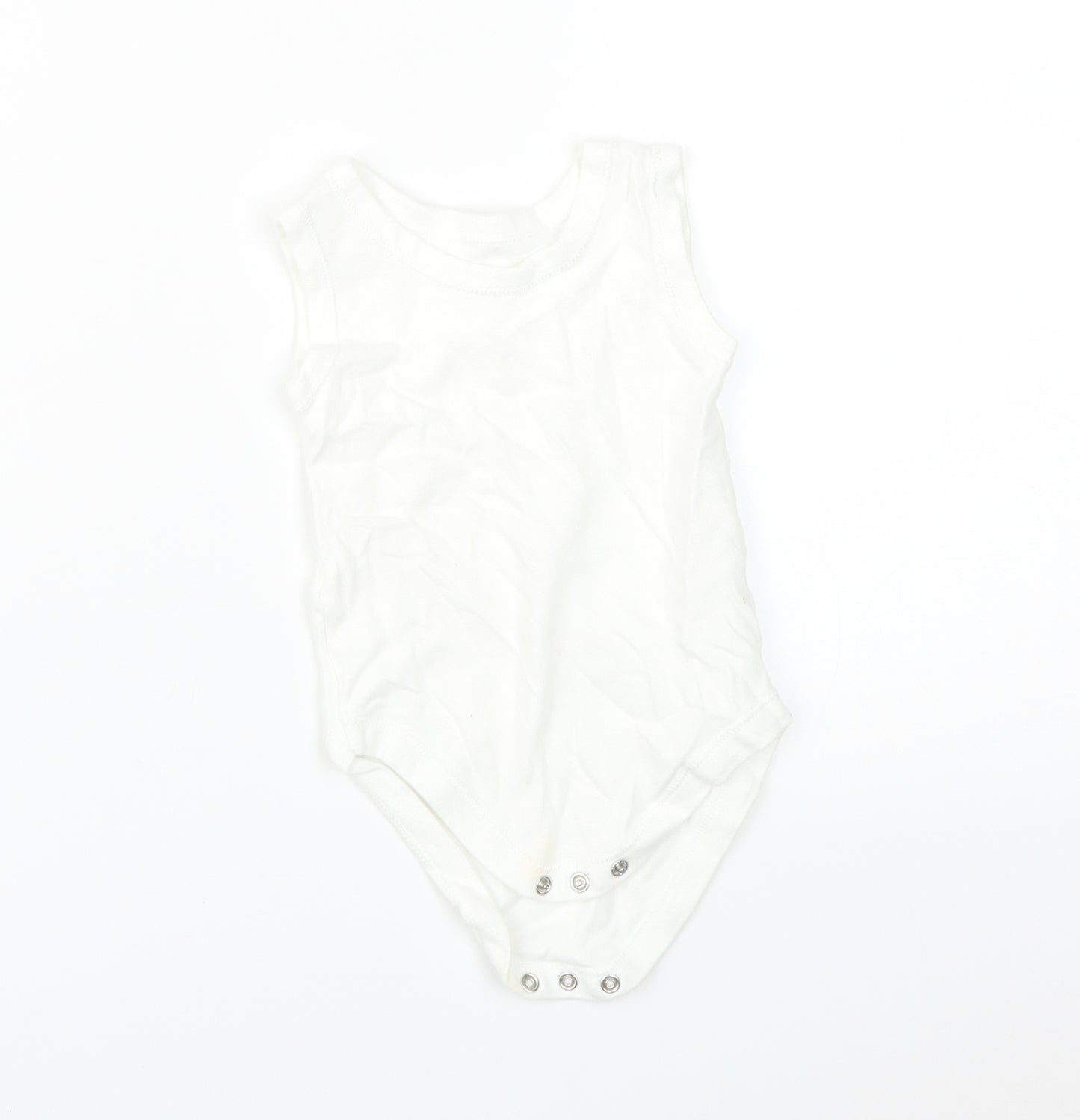 George Baby White   Babygrow One-Piece Size 6-9 Months
