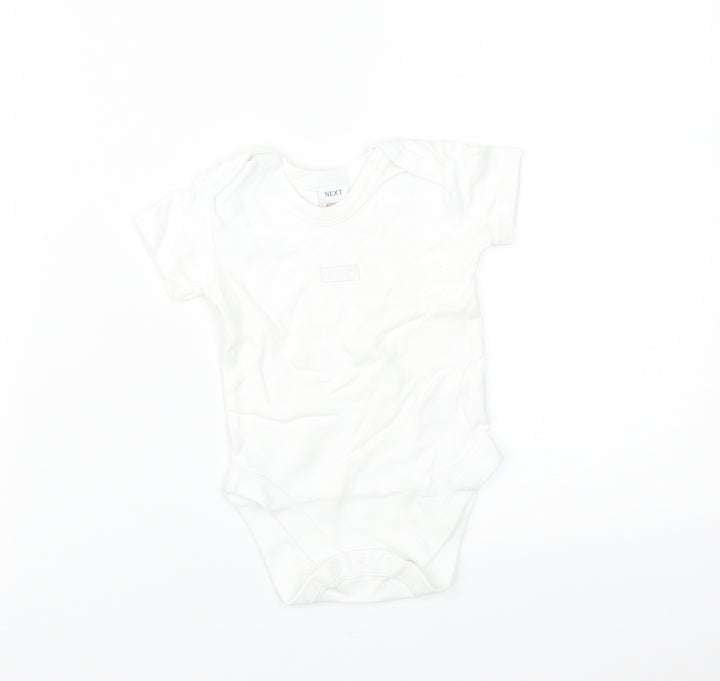 NEXT Baby White Babygrow One-Piece Size 6-9 Months