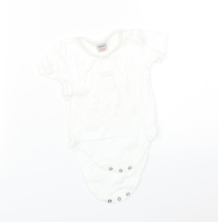 NEXT Baby White   Babygrow One-Piece Size 6-9 Months