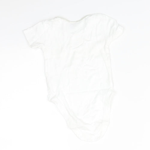 NEXT Baby White   Babygrow One-Piece Size 6-9 Months