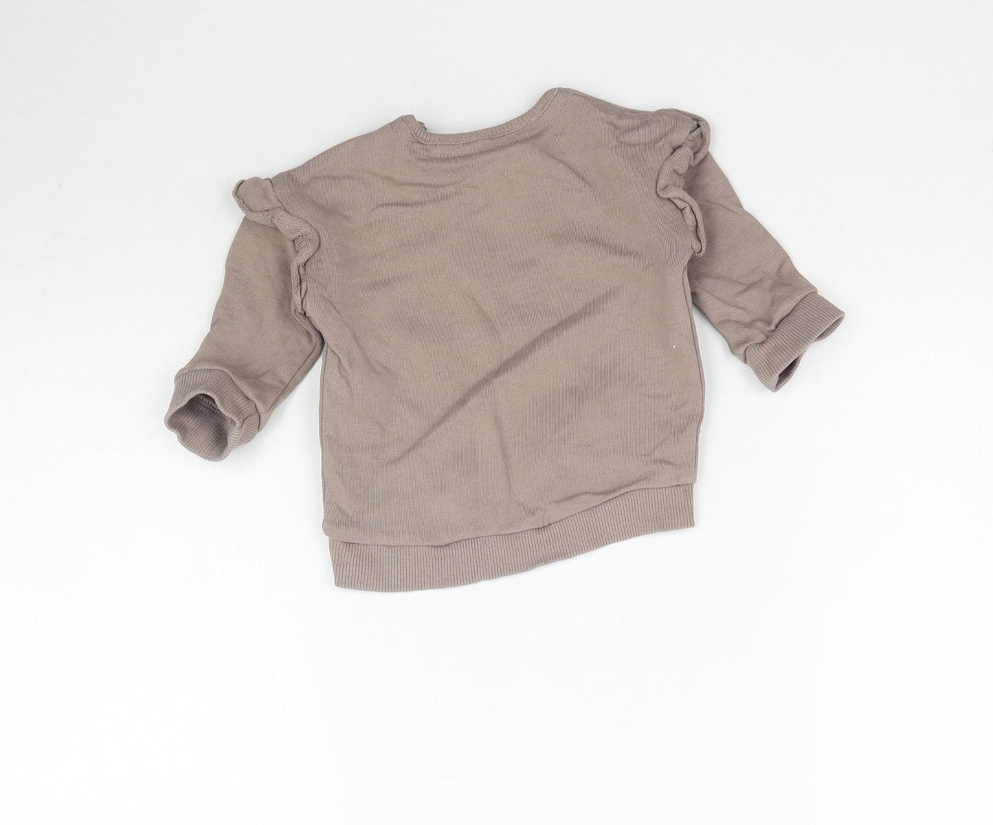 George Girls Brown   Basic T-Shirt Size 3-6 Months  - Winnie The Pooh