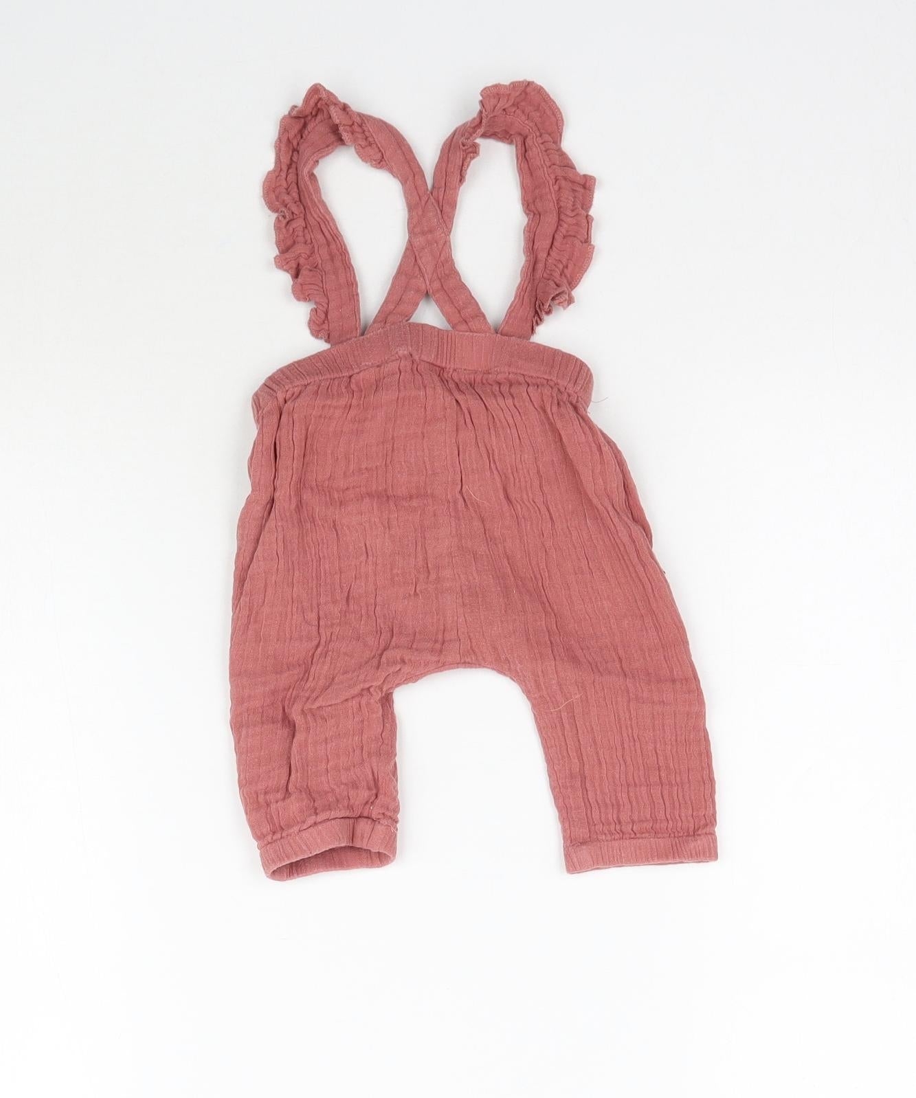 TU Baby Pink   Dungaree One-Piece Size 0-3 Months