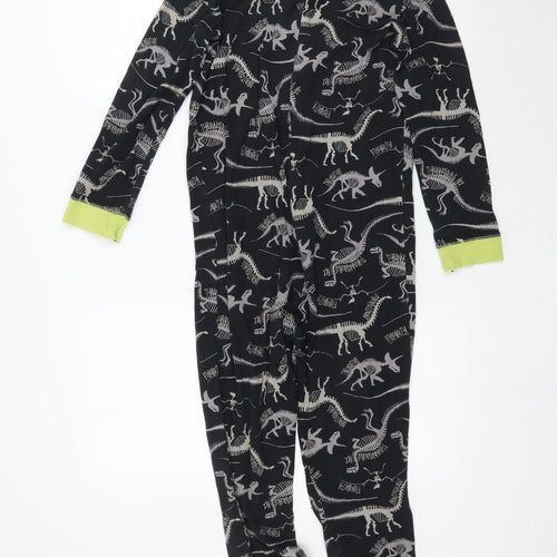 George Boys Black Solid   One Piece Size 12-13 Years  - Dinosaur print onesie