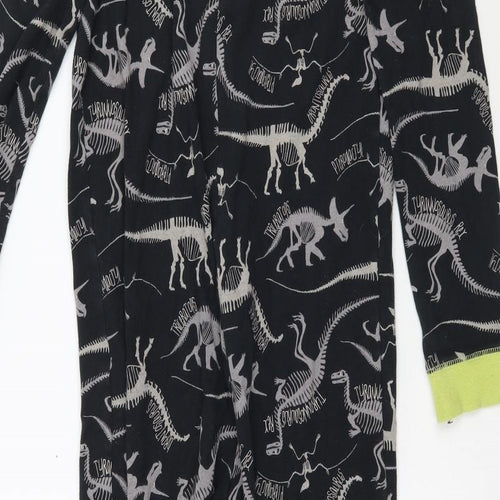 George Boys Black Solid   One Piece Size 12-13 Years  - Dinosaur print onesie