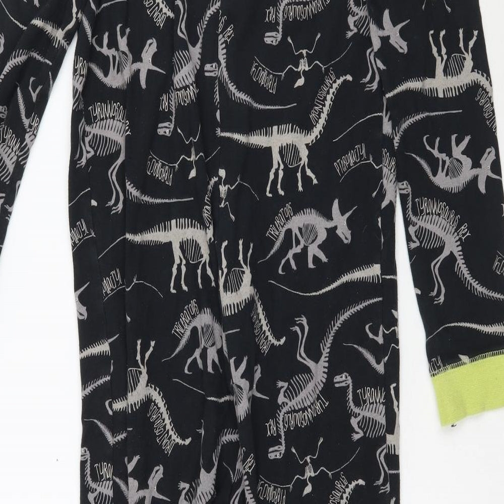 George Boys Black Solid   One Piece Size 12-13 Years  - Dinosaur print onesie