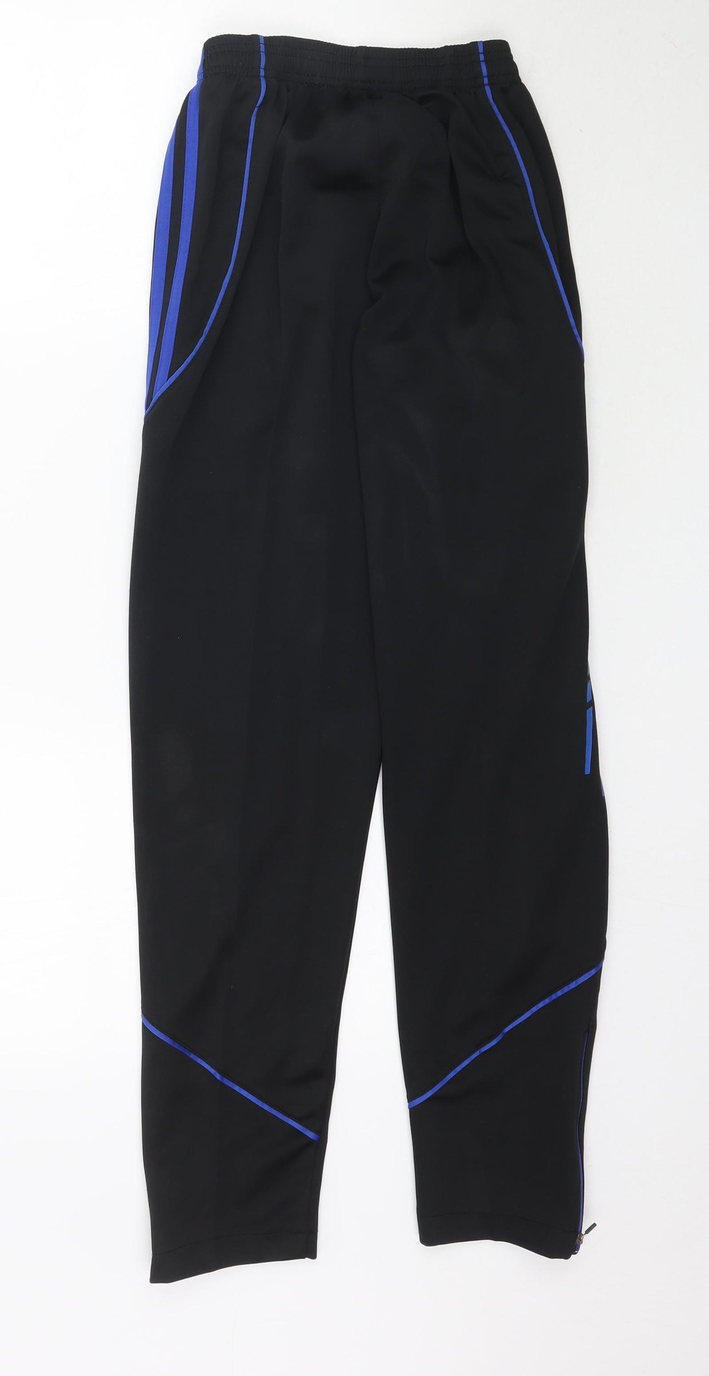 Preworn Boys Black   Jogger Trousers Size L