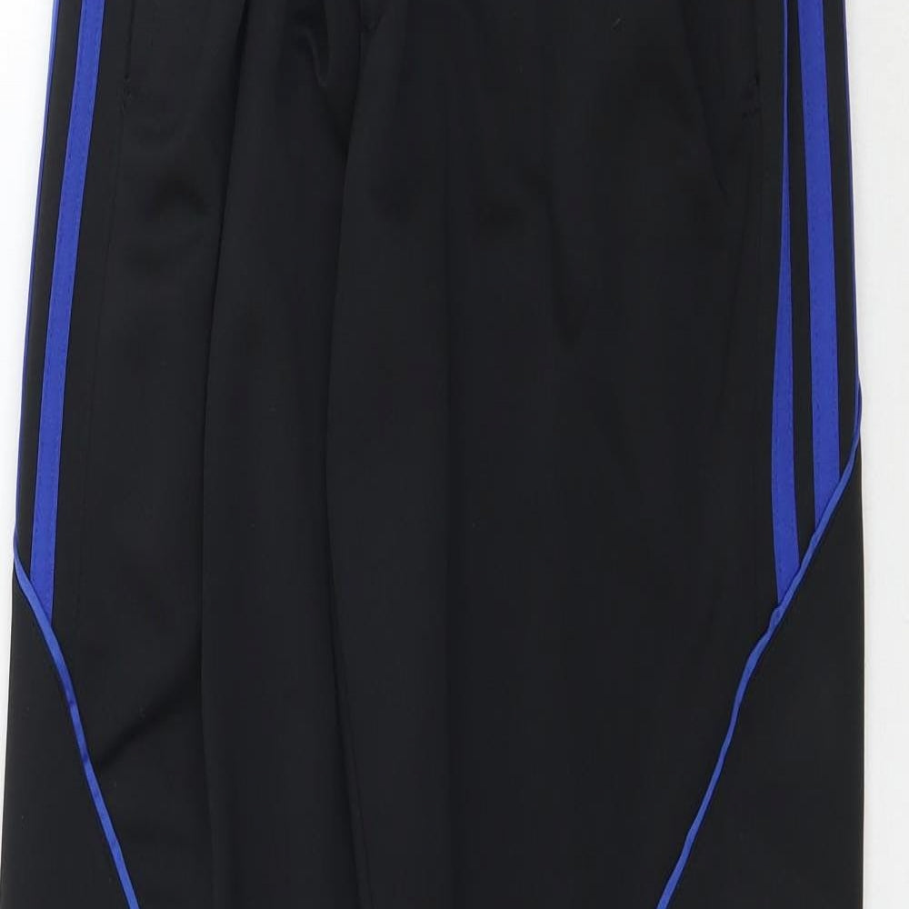 Preworn Boys Black   Jogger Trousers Size L