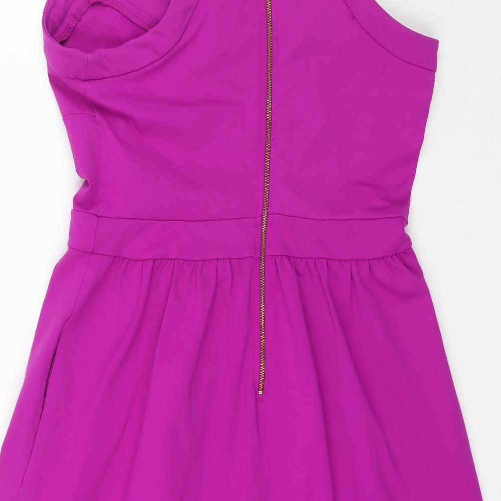 Cynthia Rowley Womens Purple   Fit & Flare  Size L