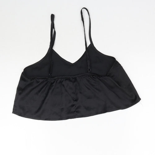 Pretty Little Thing Womens Black   Camisole Blouse Size S  - Cropped