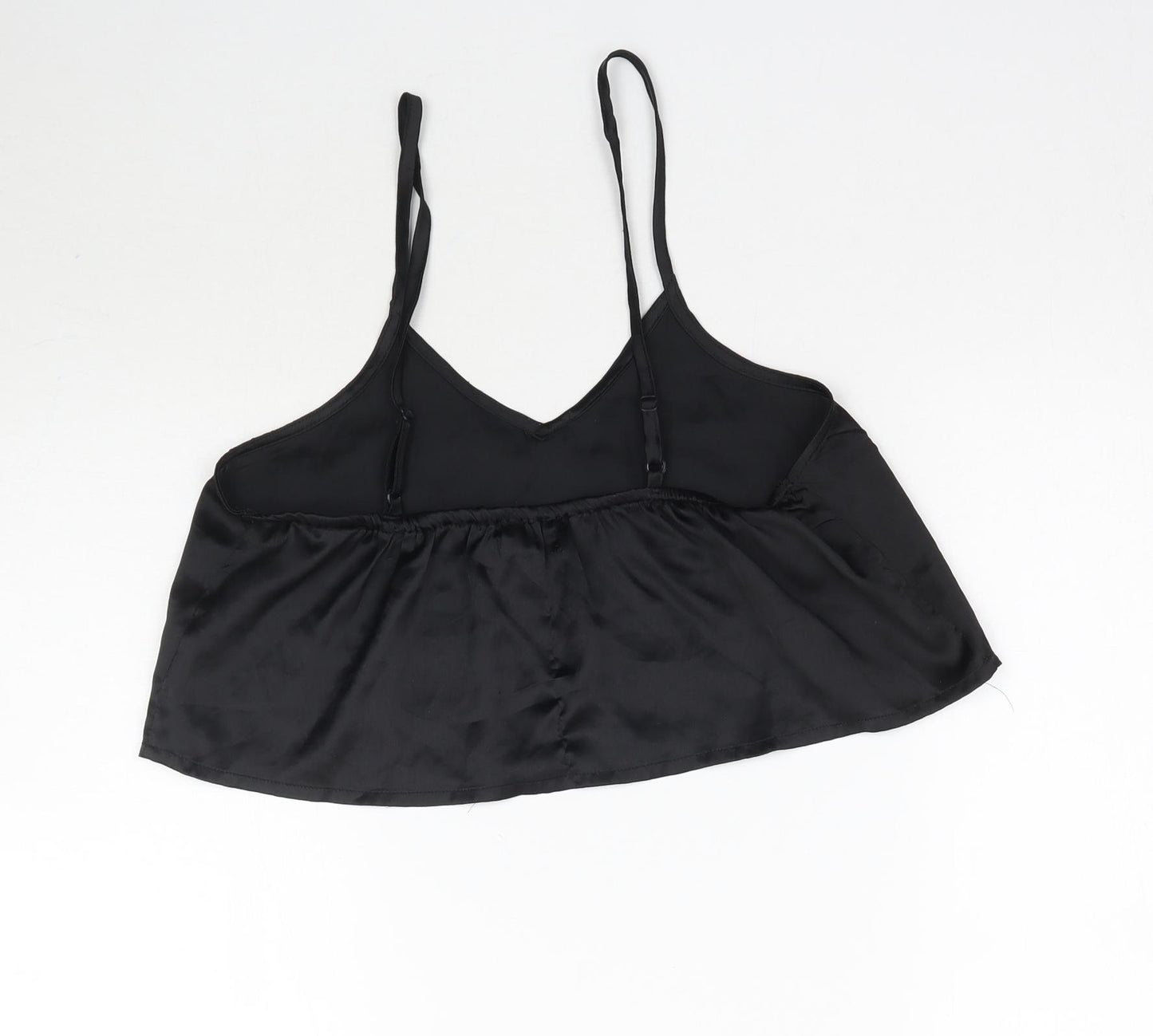 Pretty Little Thing Womens Black   Camisole Blouse Size S  - Cropped