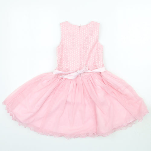 Cinderella Girls Pink   Fit & Flare  Size 4 Years