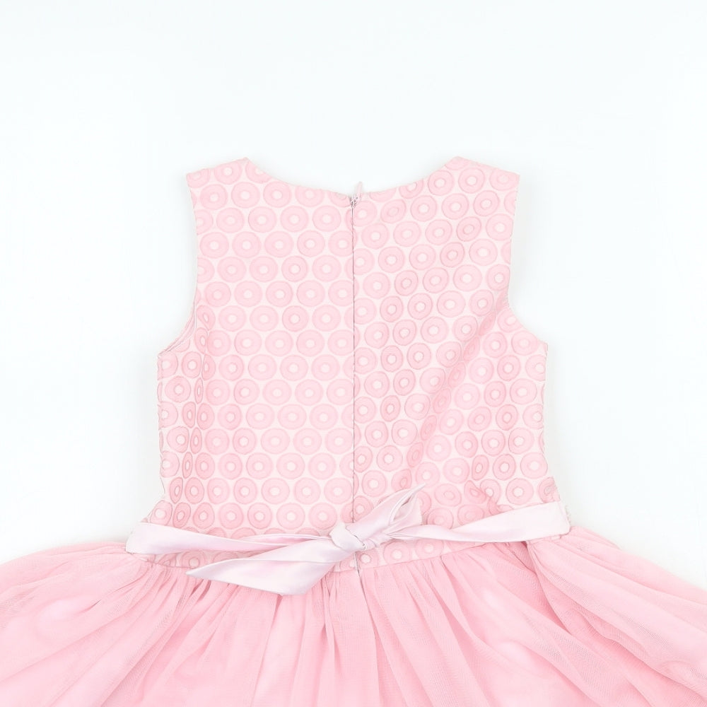 Cinderella Girls Pink   Fit & Flare  Size 4 Years