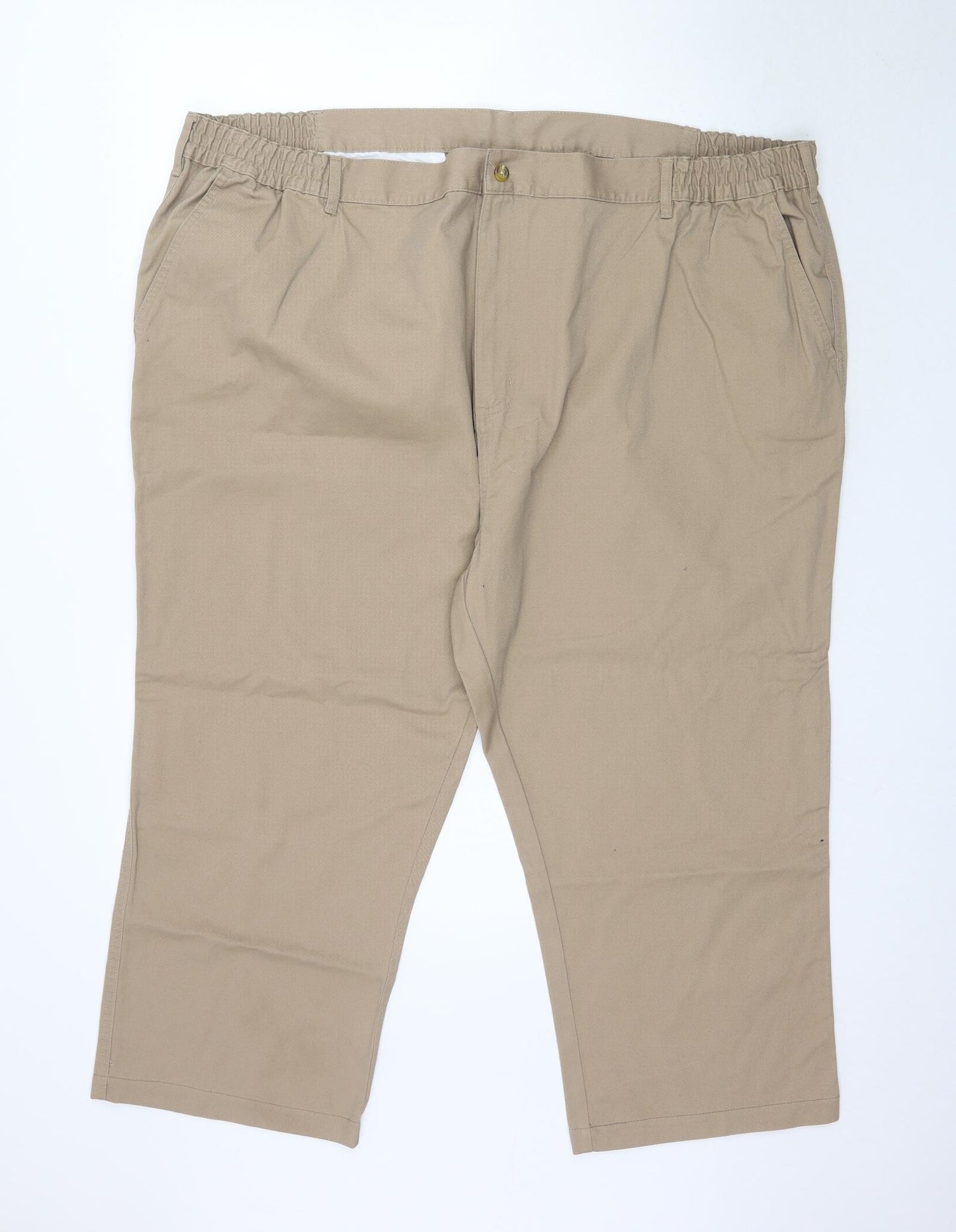 Cotton Traders Mens Beige   Capri Trousers Size 52 L24 in