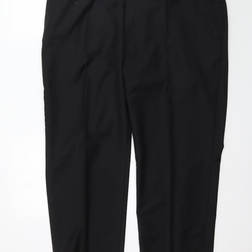 Preworn Womens Black   Trousers  Size 46 in L30 in
