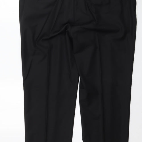 Preworn Womens Black   Trousers  Size 46 in L30 in