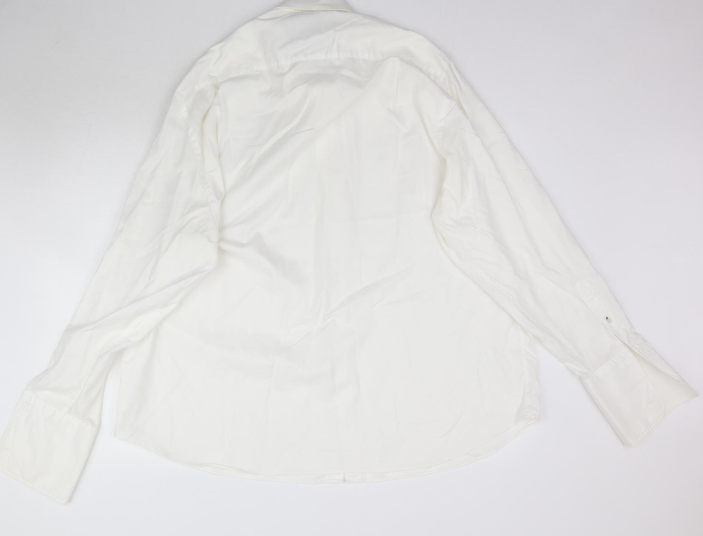 Skopes Mens White    Dress Shirt Size 19