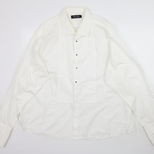 Moss Bros Mens White    Dress Shirt Size 20