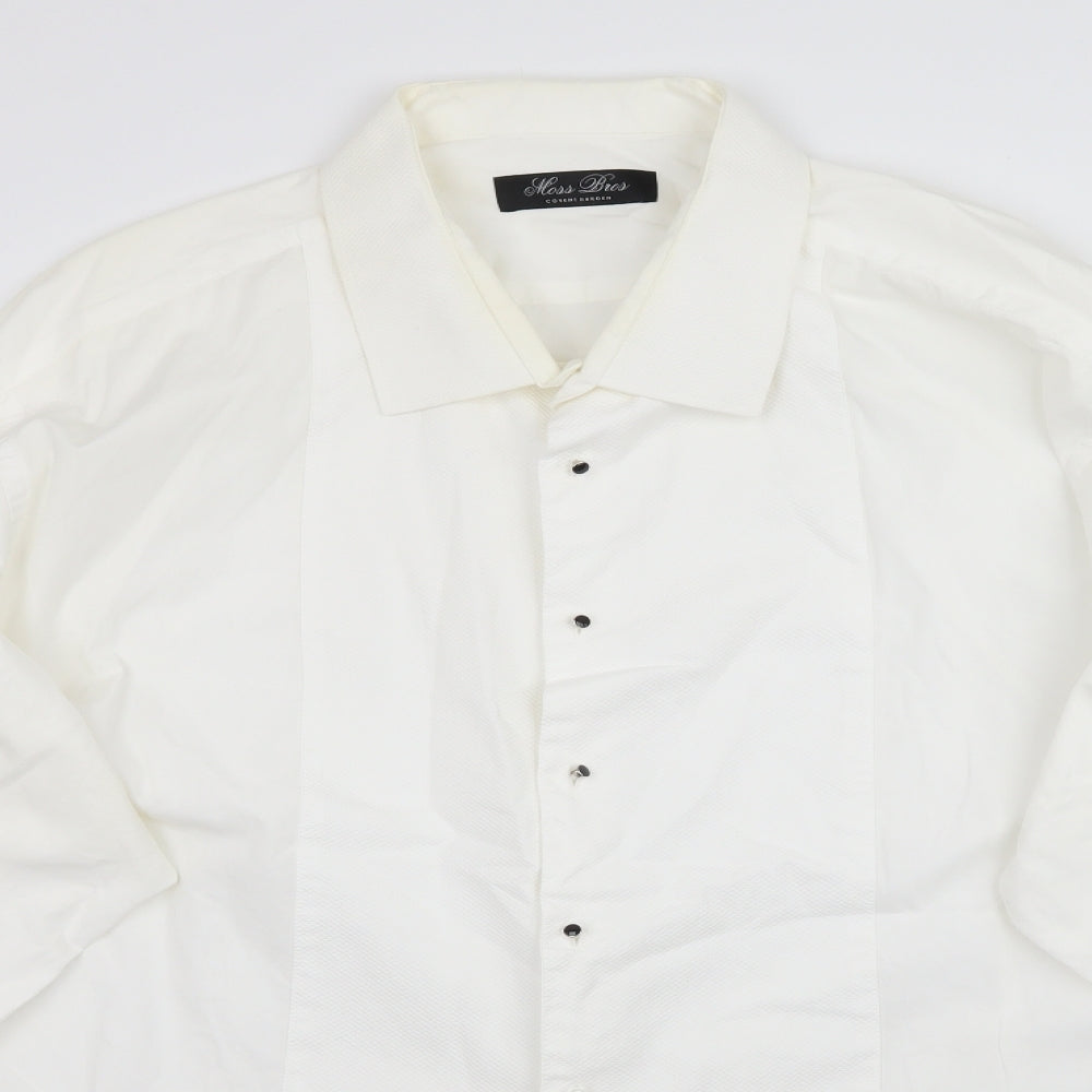 Moss Bros Mens White    Dress Shirt Size 20