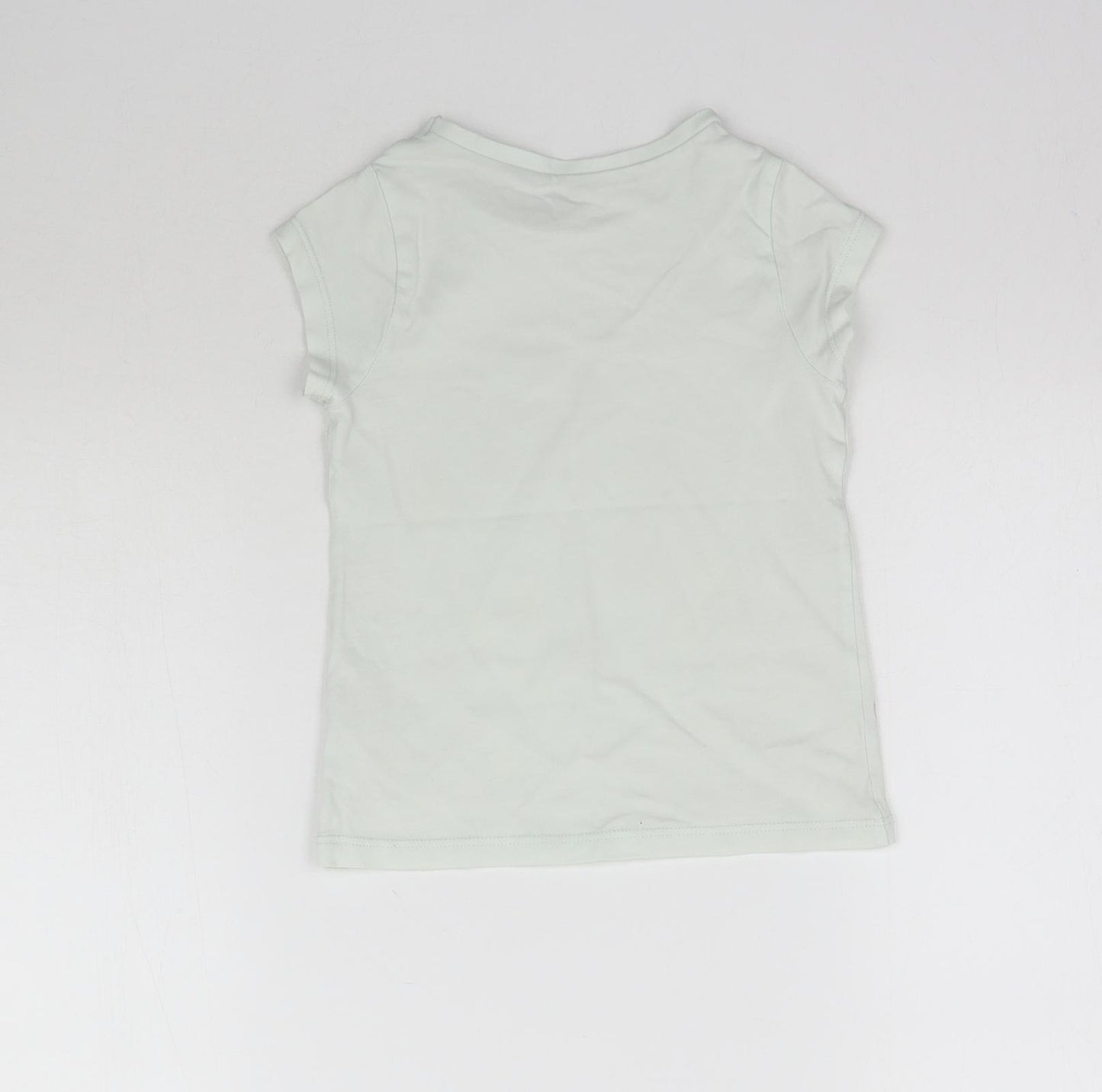 George Girls Green   Basic T-Shirt Size 2-3 Years  - Good Morning