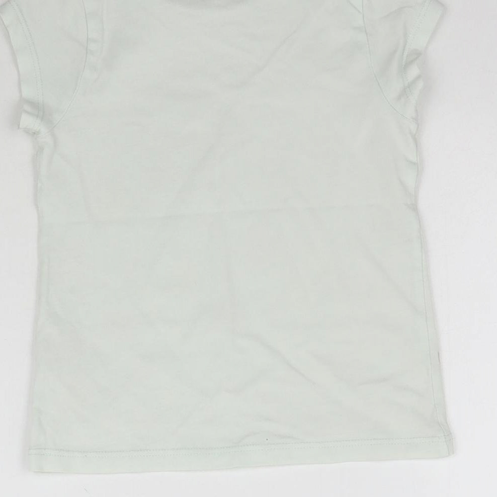 George Girls Green   Basic T-Shirt Size 2-3 Years  - Good Morning