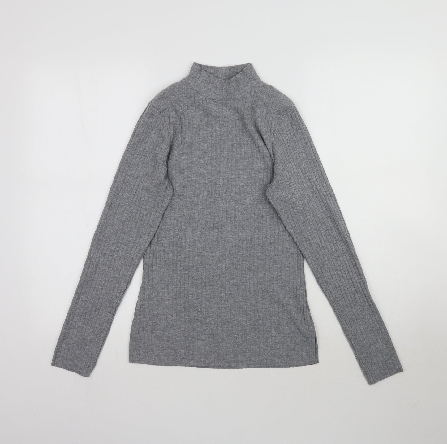River Island Womens Grey   Basic T-Shirt Size 8